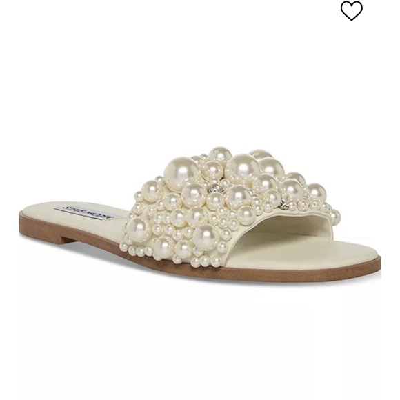 Steve Madden White Flats Timeless Elegance - Picture 3 of 6